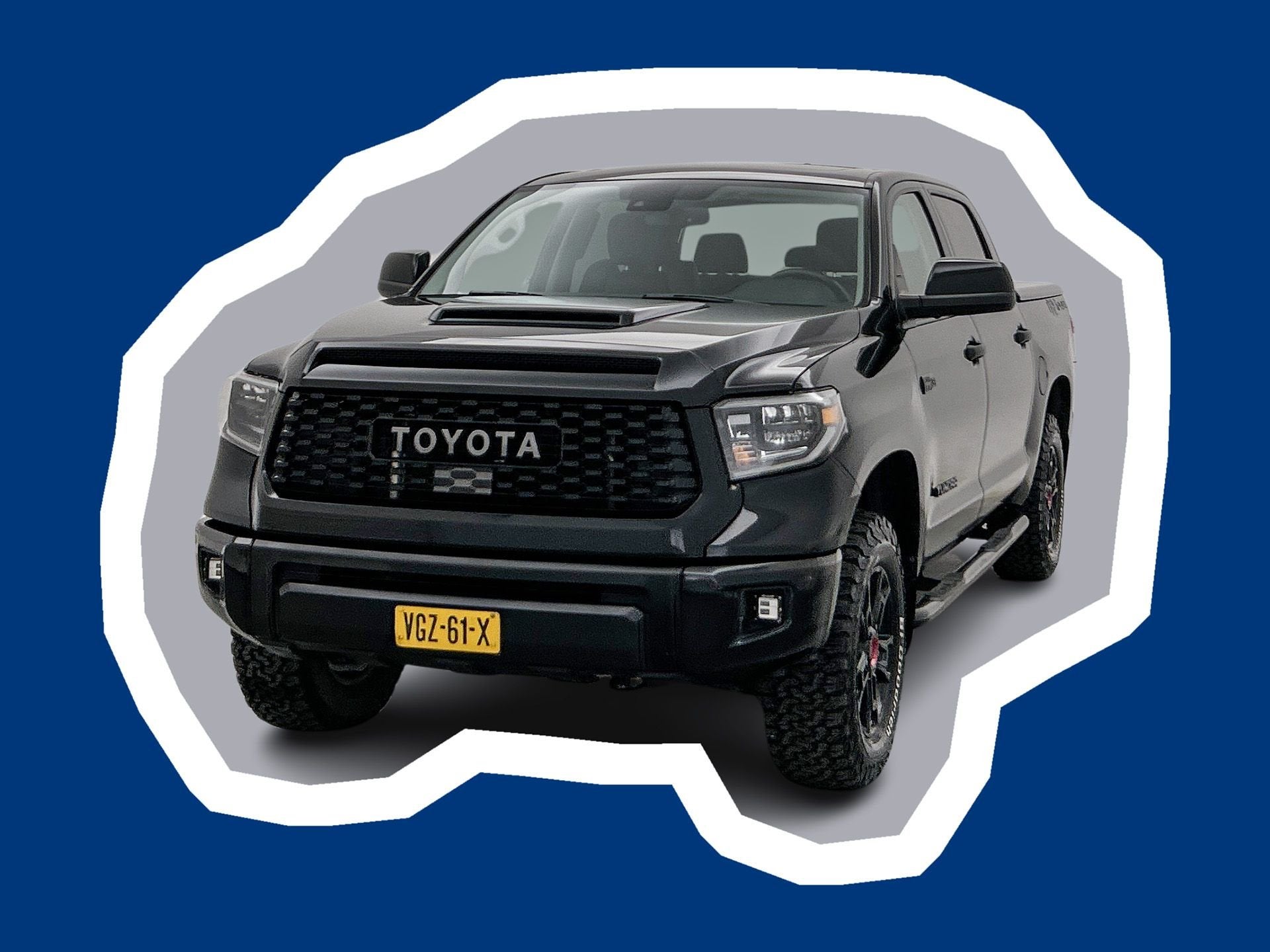 Toyota Tundra 5.7 V8 TRD PRO Crewmax Double Cab 4WD Prins LP, Auto's, Automaat, Gebruikt, Met garantie (alle), Zwart