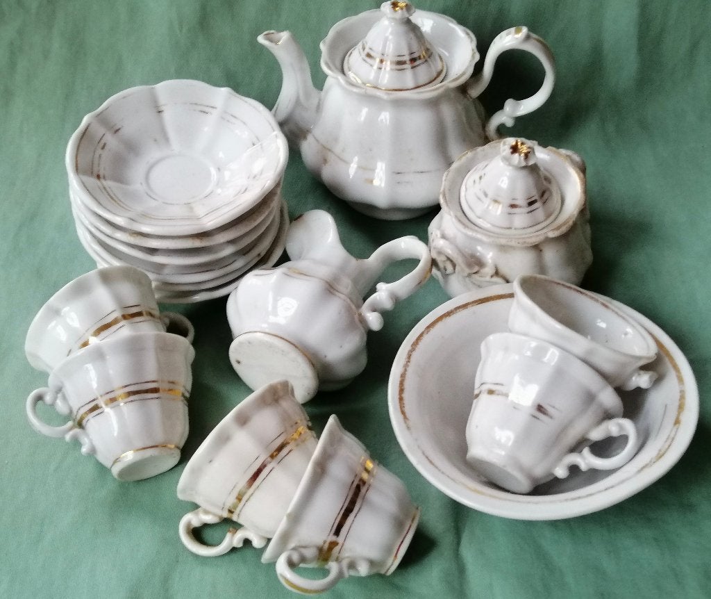 Antiek kinderservies, Ophalen of Verzenden
