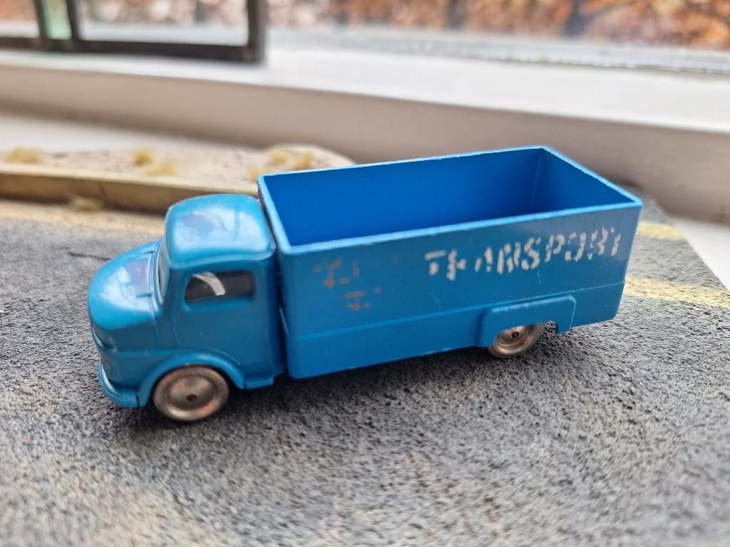 Lego - Mercedes-Benz #651 - open bakwagen - blauw - 1/87, Hobby en Vrije tijd, Ophalen of Verzenden, Gebruikt, Bus of Vrachtwagen