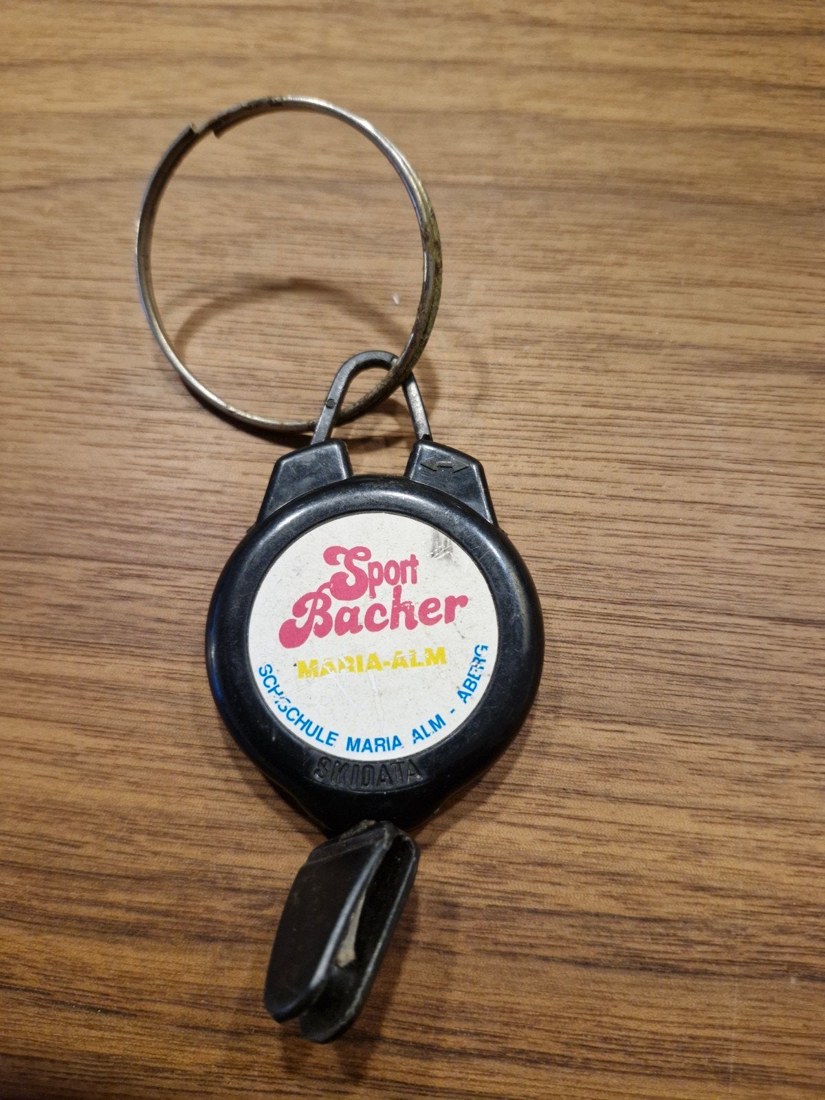 364 Vintage Sport Bacher Maria-Alm Skidata sleutelhanger, Ophalen of Verzenden