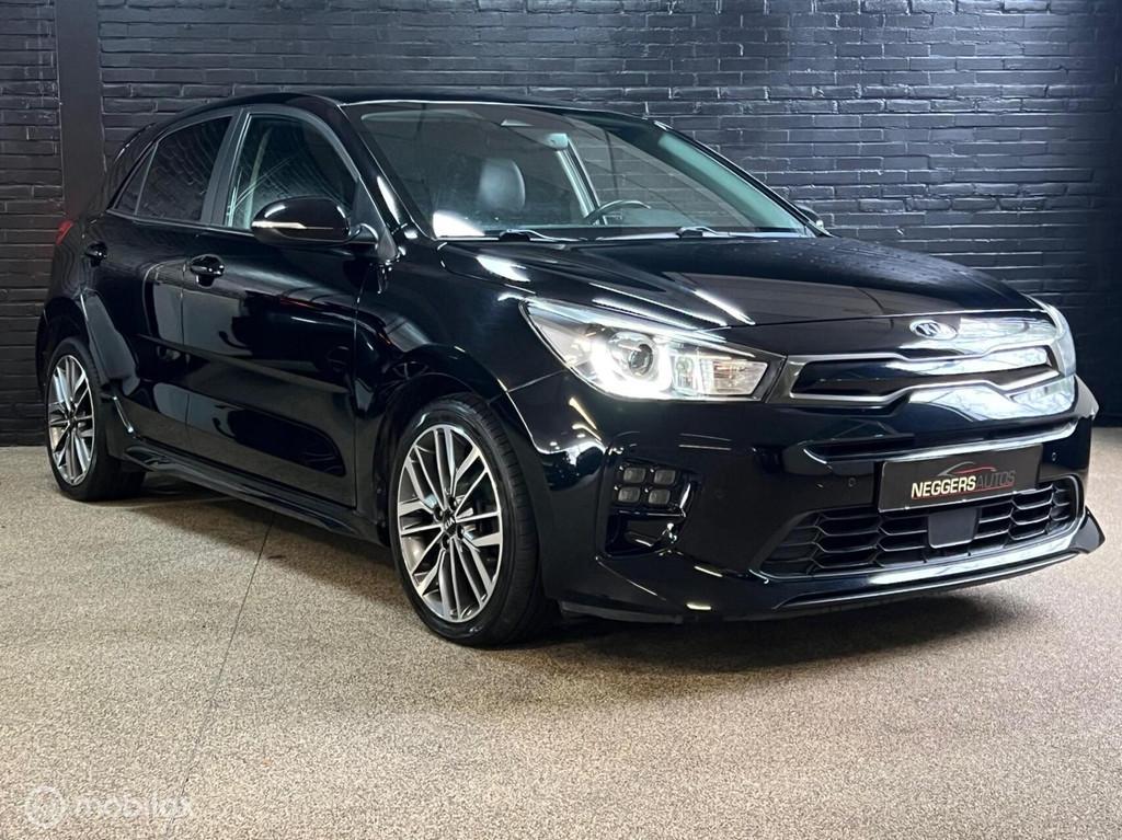 Kia Rio GT-Line 1.0 T-GDI *1e EIGENAAR* *DEALERONDERHOUDEN*, Voorwielaandrijving, Gebruikt, Overige carrosserieën, Zwart