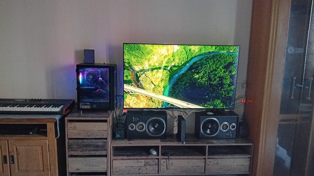 Tv 55 inch 4k Samsung, Ophalen, Philips, 50 Hz, Zo goed als nieuw