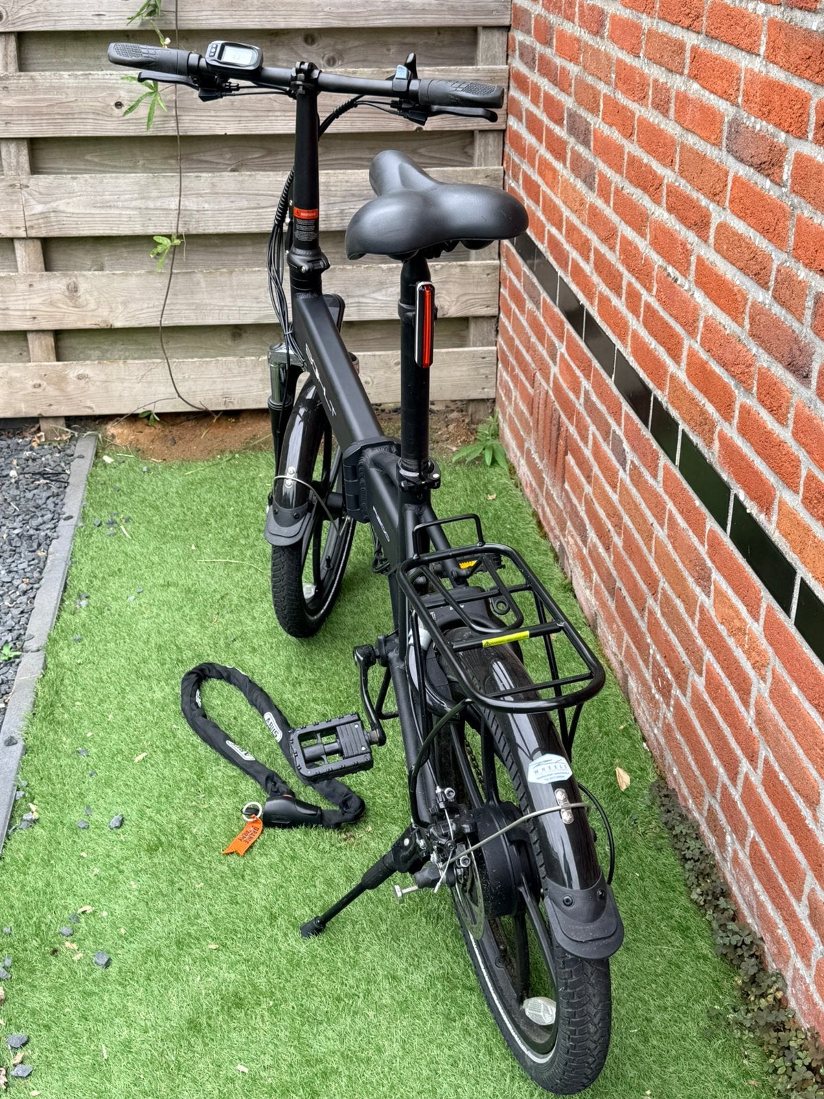 Bohlt R200 electrische vouwfiets zwart, 20 inch of meer, Versnellingen, Zo goed als nieuw, Totaal opvouwbaar