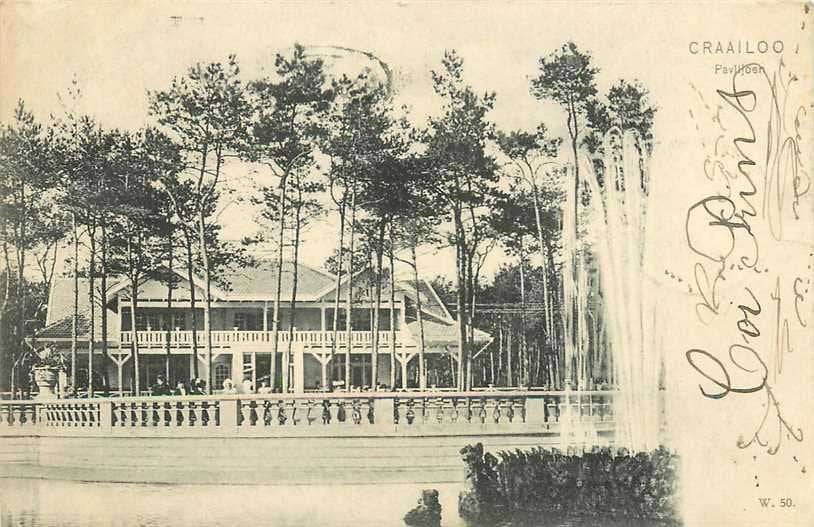 380-074-001 Craailoo Paviljoen, Verzenden, Voor 1920, Noord-Holland