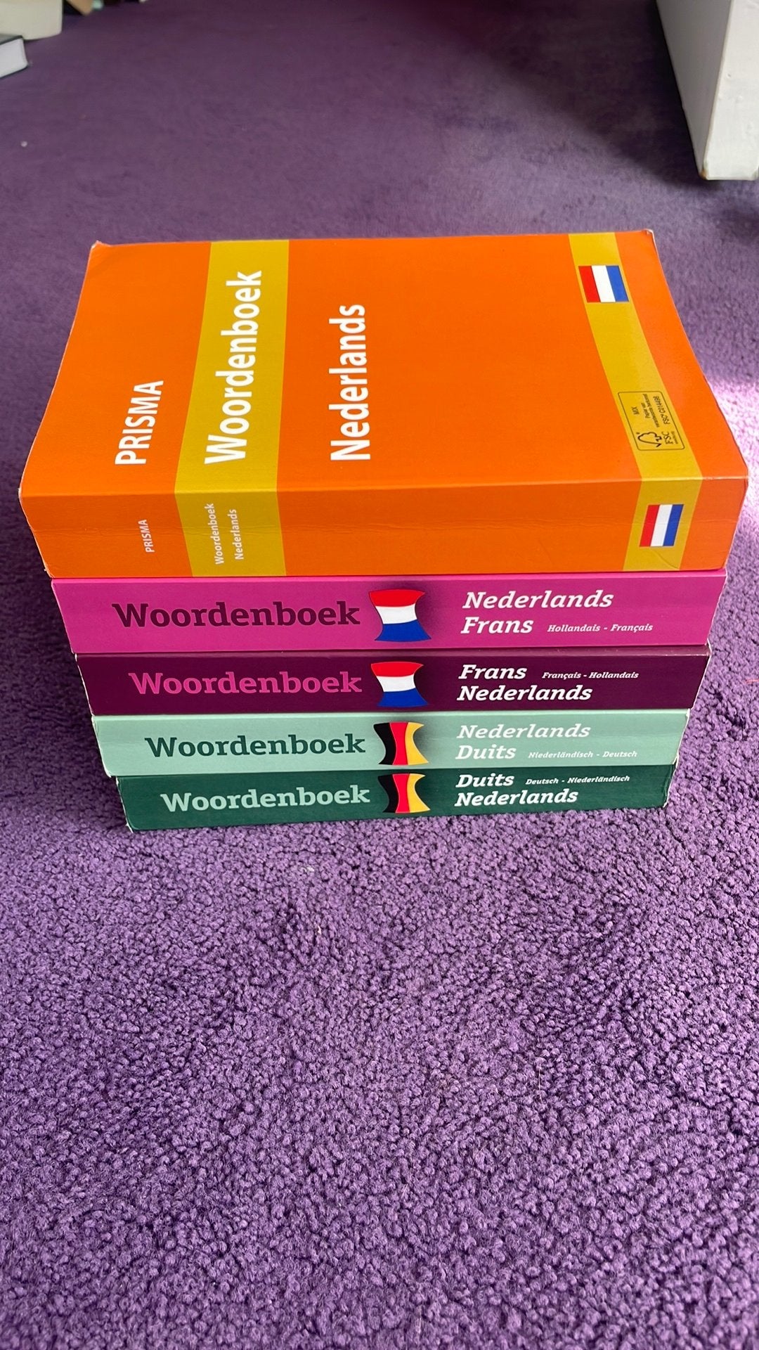 Woordenboeken - Nederlands, Duits, Frans, Ophalen, Zo goed als nieuw, Prisma of Spectrum, Duits