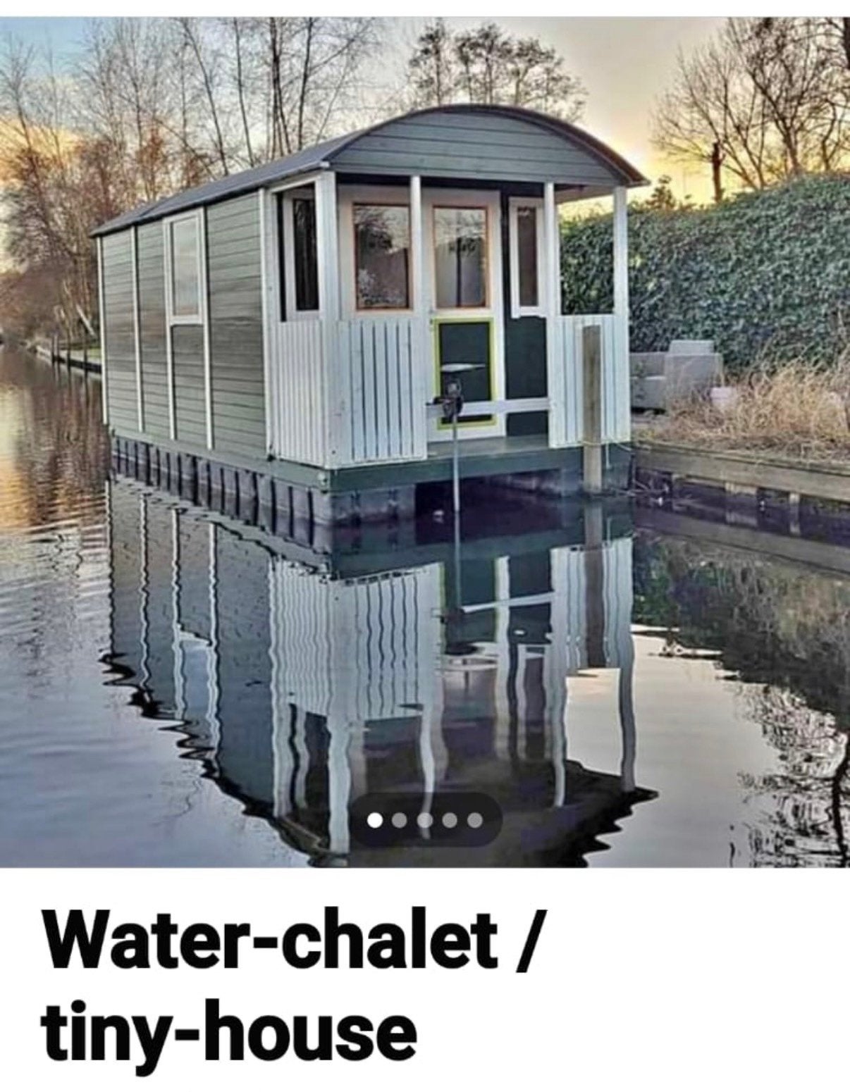 Drijvend Tiny House Project op Ponton – Unieke Kans, Watersport en Boten, Ophalen of Verzenden, Gebruikt