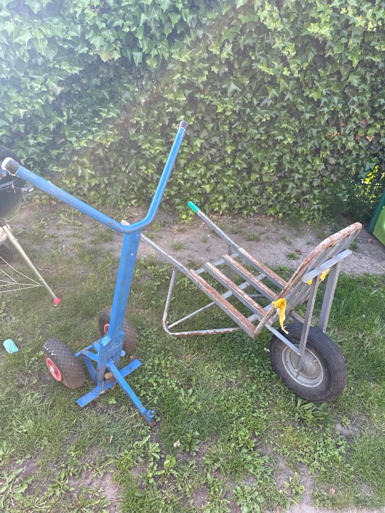 Stenenwagen, Ophalen, Gebruikt, Steekwagen