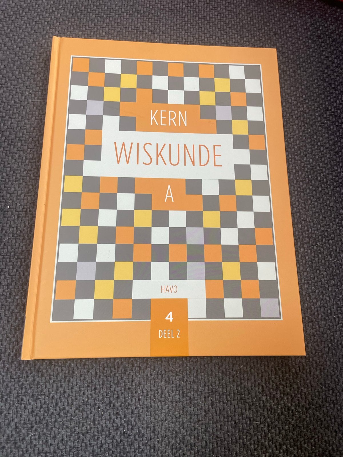 Kern Wiskunde A HAVO 4 Deel 2, Ophalen of Verzenden, Zo goed als nieuw, HAVO, Wiskunde A