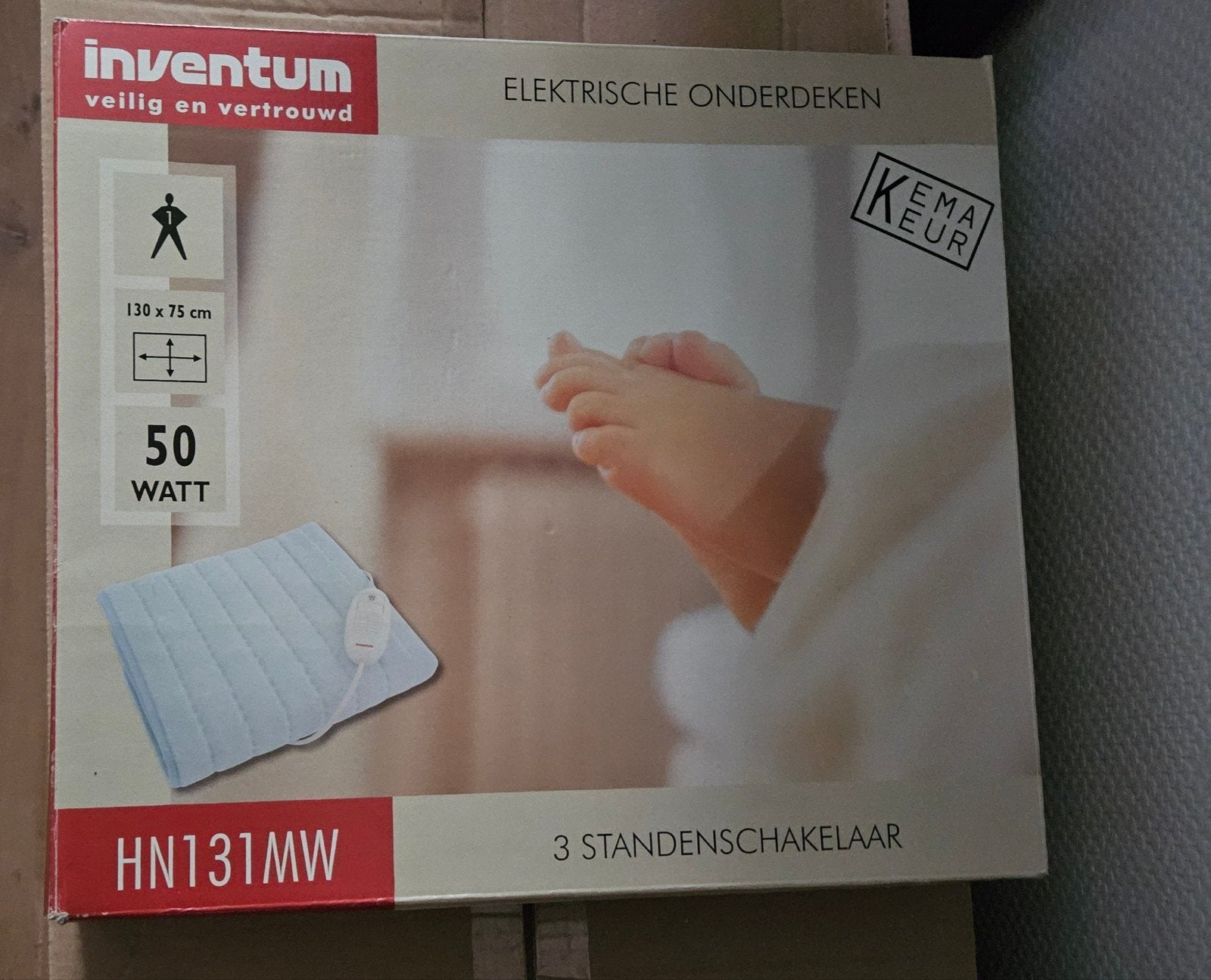 Elektrische deken, nu ff niet nodig, maar verandert zomaar!, Ophalen of Verzenden, Nieuw