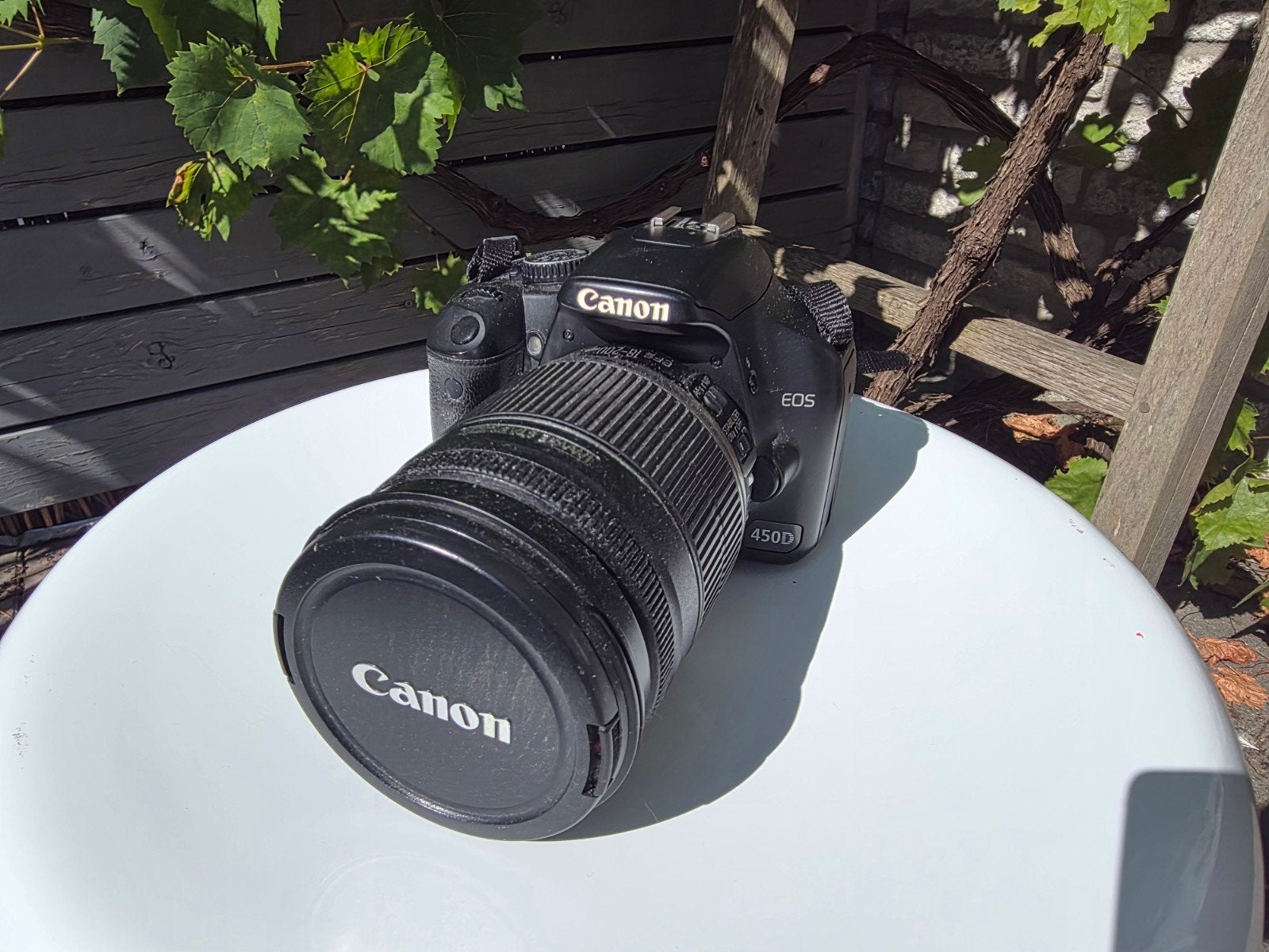 Canon EOS 450D spiegelreflexcamera incl. lader & accu, Ingebouwde flitser, Gebruikt, Spiegelreflex, Canon