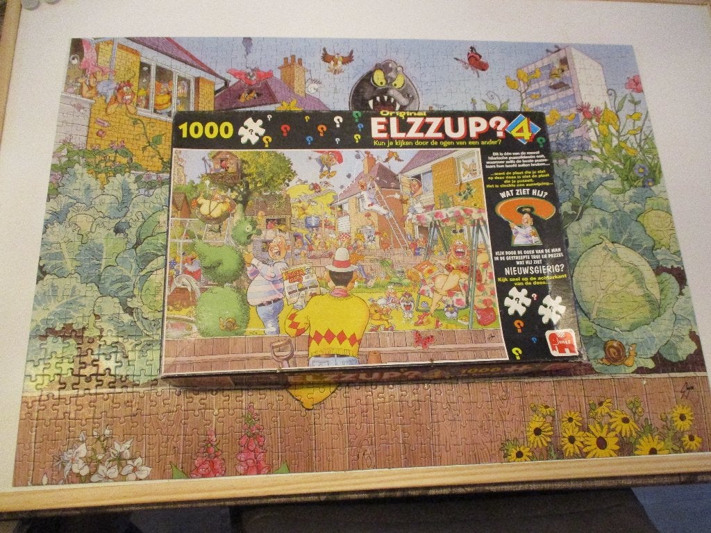 Jumbo Elzzup Puzzle no 4, Hobby en Vrije tijd, Denksport en Puzzels, Ophalen of Verzenden, 500 t/m 1500 stukjes, Zo goed als nieuw