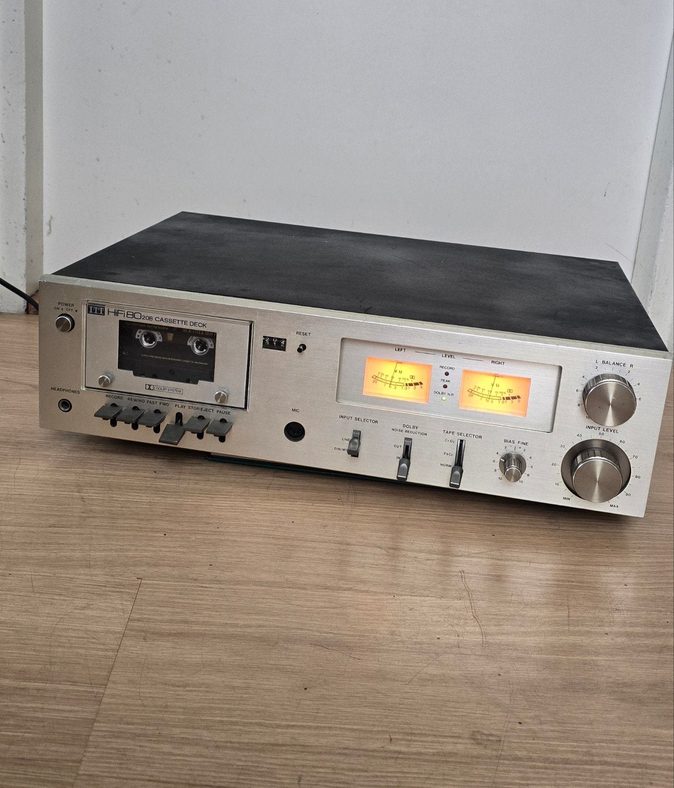 ITT HiFi 8020B Cassettedeck met Dolby System, Ophalen of Verzenden, Enkel, Overige merken, Tiptoetsen