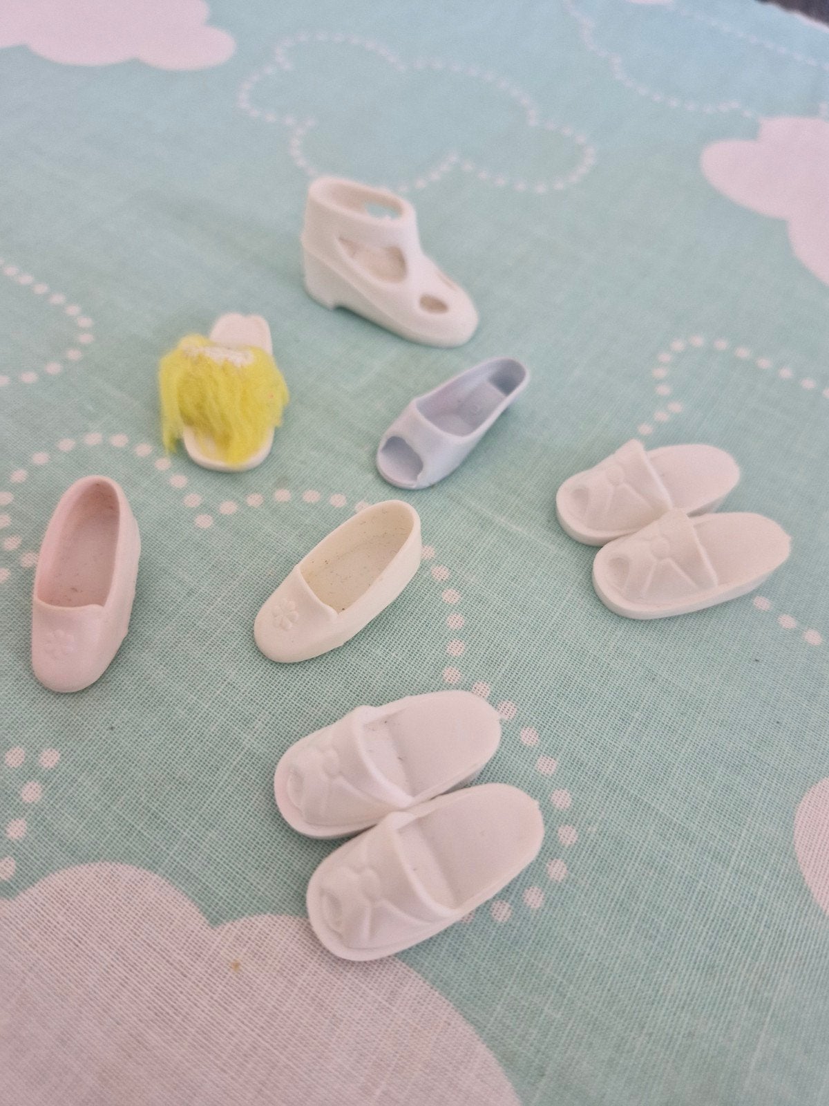 Vintage Poppenschoentjes Fleur/Sindy Jaren 60/70 - Diverse, Verzamelen, Ophalen of Verzenden, Gebruikt, Overige typen