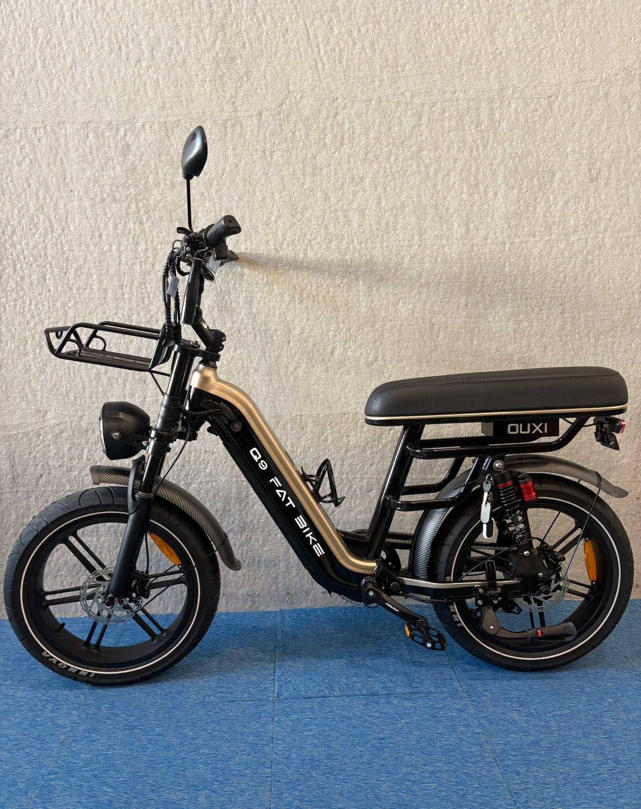 Nieuwe Ouxi Q9 elektrische damesfiets met brede banden, Ophalen, Nieuw, Schijfrem, Massakassa100@gmsil.com