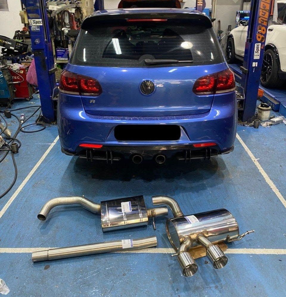 Bastuck catback uitlaatsysteem - Volkswagen Golf 6 R, Ophalen of Verzenden