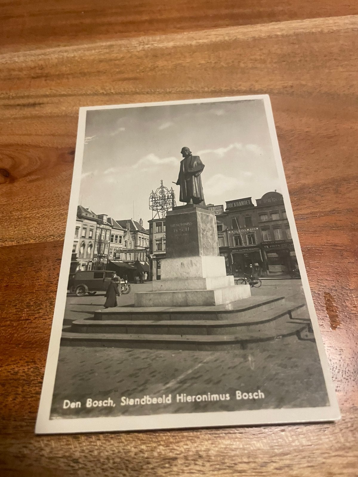 Den bosch standbeeld Hieronimus, Ophalen of Verzenden, Voor 1920, België en Luxemburg