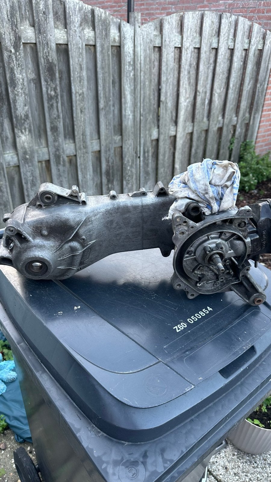Piaggio carter met 50cc cilinder, zuiger en krukas, Ophalen, Gebruikt, Blok