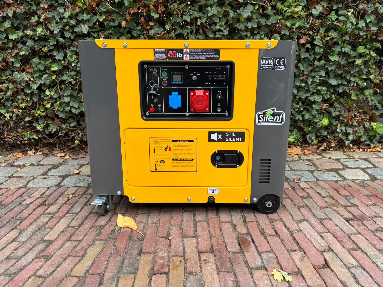 Nieuwe valkenpower diesel aggregaat 6kva geluid gedempt, Doe-het-zelf en Verbouw, Ophalen, Elektrisch startend, Dieselolie, Nieuw