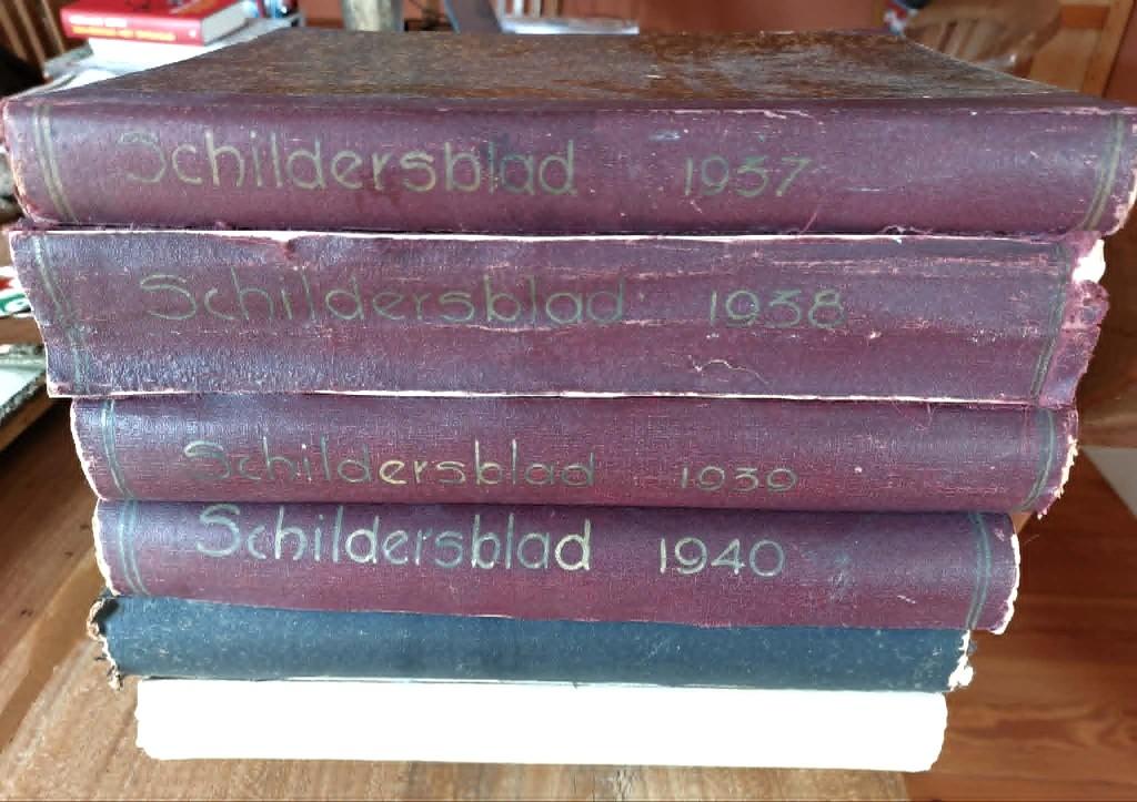 Schildersbladen Eisma jaargang 1937 tm 1942, Ophalen, Gelezen, Krant