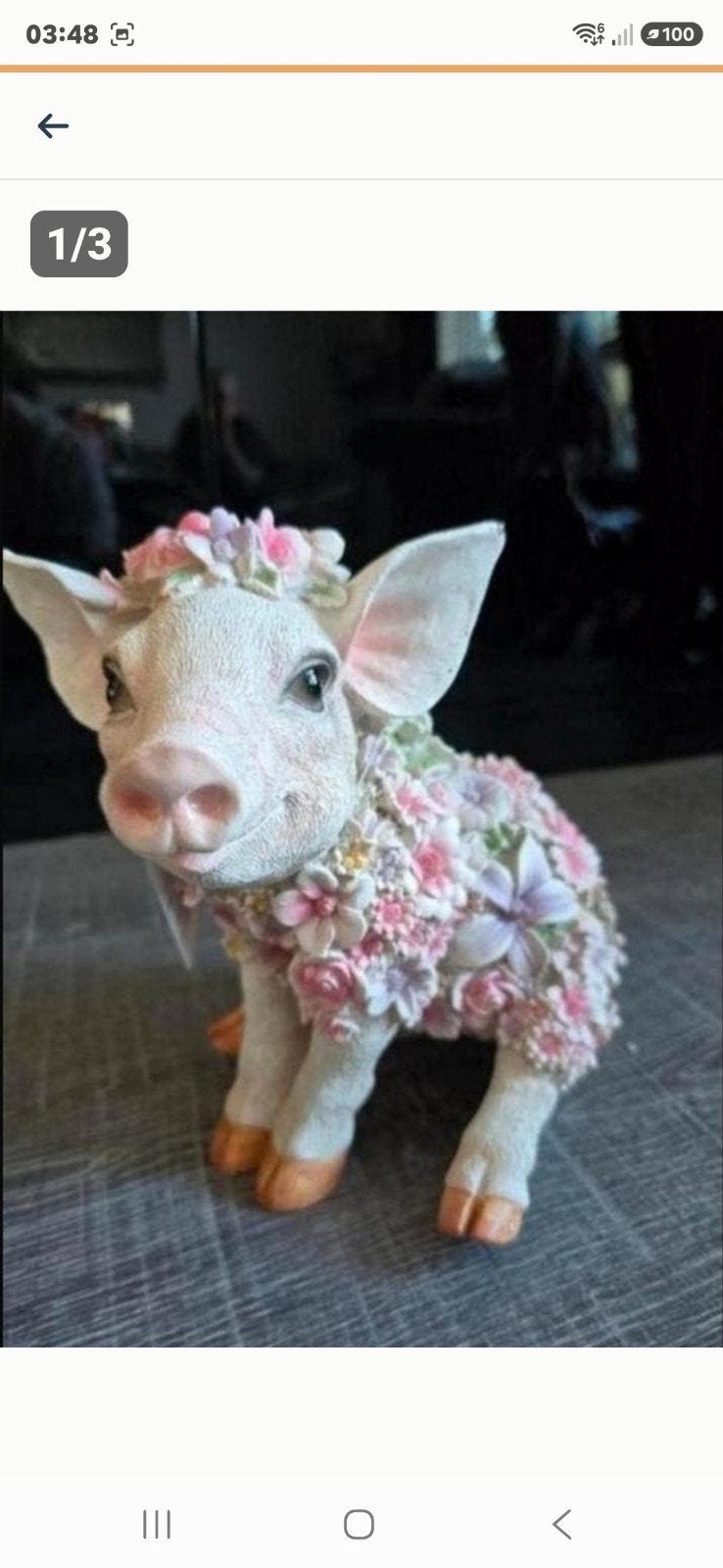 Dit is een prachtig en gedetailleerd decoratief varkentje, Ophalen of Verzenden, Nieuw, Dier