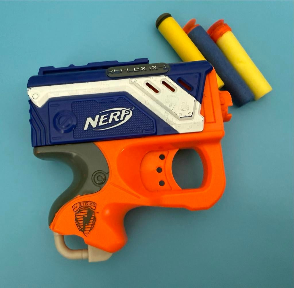 NERF Reflex XI-1 pistooltje met extra pijltjes, Kinderen en Baby's, Speelgoed | Overig, Gebruikt, Jongen of Meisje, Ophalen
