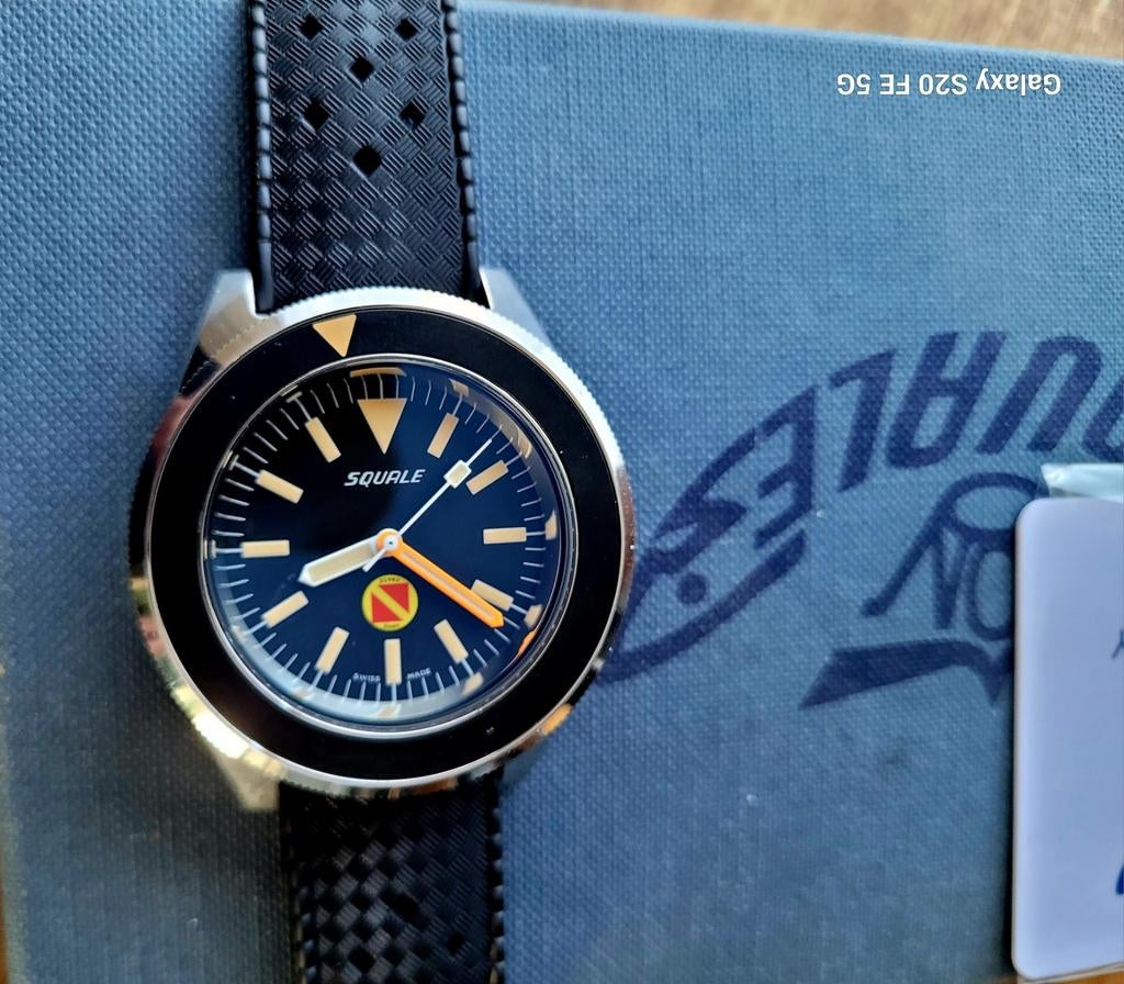 Squale 1521 Duikerhorloge - Zo goed als nieuw "Diver Down", Overige merken, Staal, Polshorloge, Overige materialen