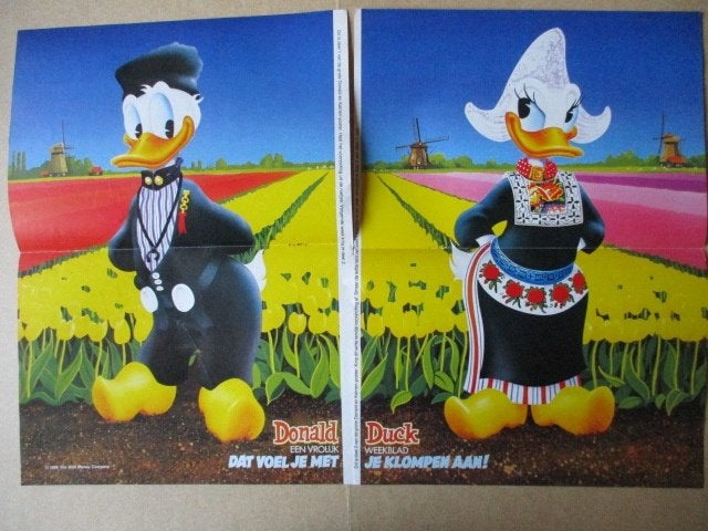 adv9711 donald duck weekblad bijlage 100, Eén stripboek, Ophalen, Gelezen