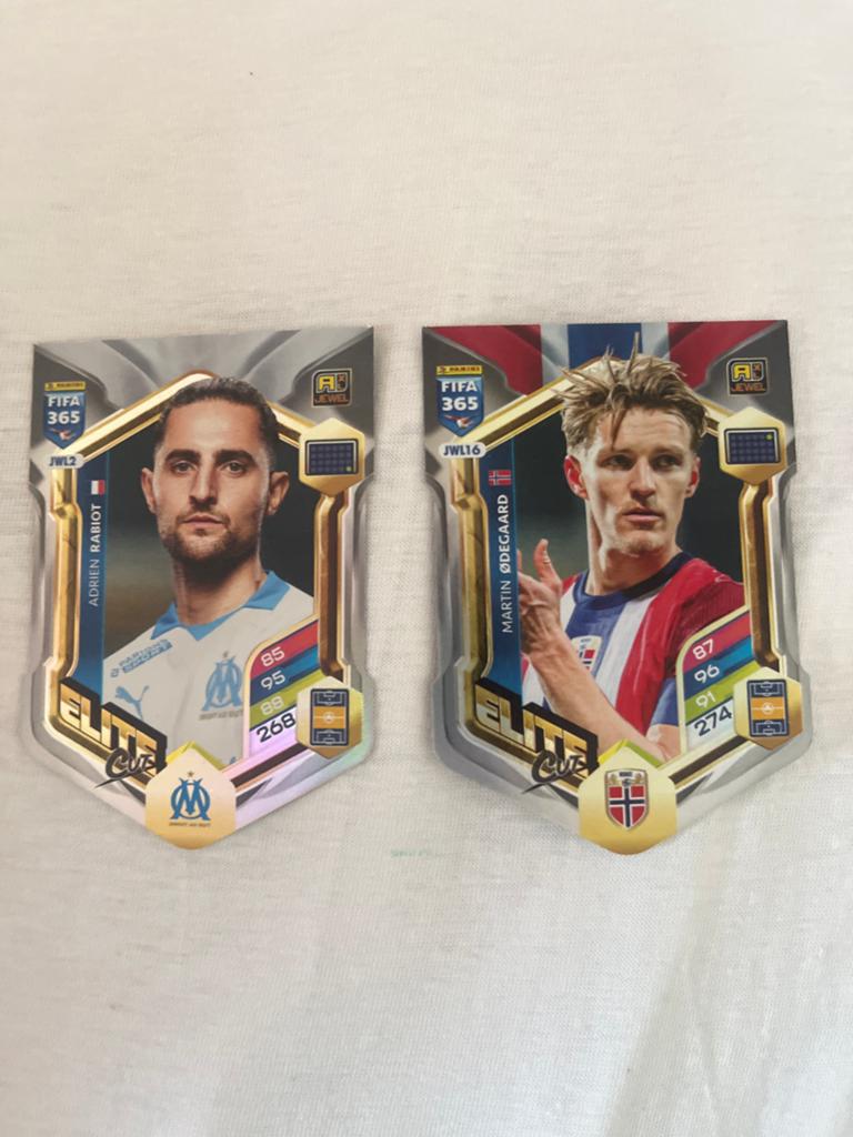 Panini FIFA 365 Elite Club voetbal kaarten Rabiot & Ødegaard, Ophalen, Zo goed als nieuw, Buitenlandse clubs, Spelerskaart