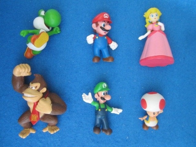 Super Mario figuren: Luigi, Peach, Toad, Yoshi, Donkey Kong, Ophalen of Verzenden, Nieuw