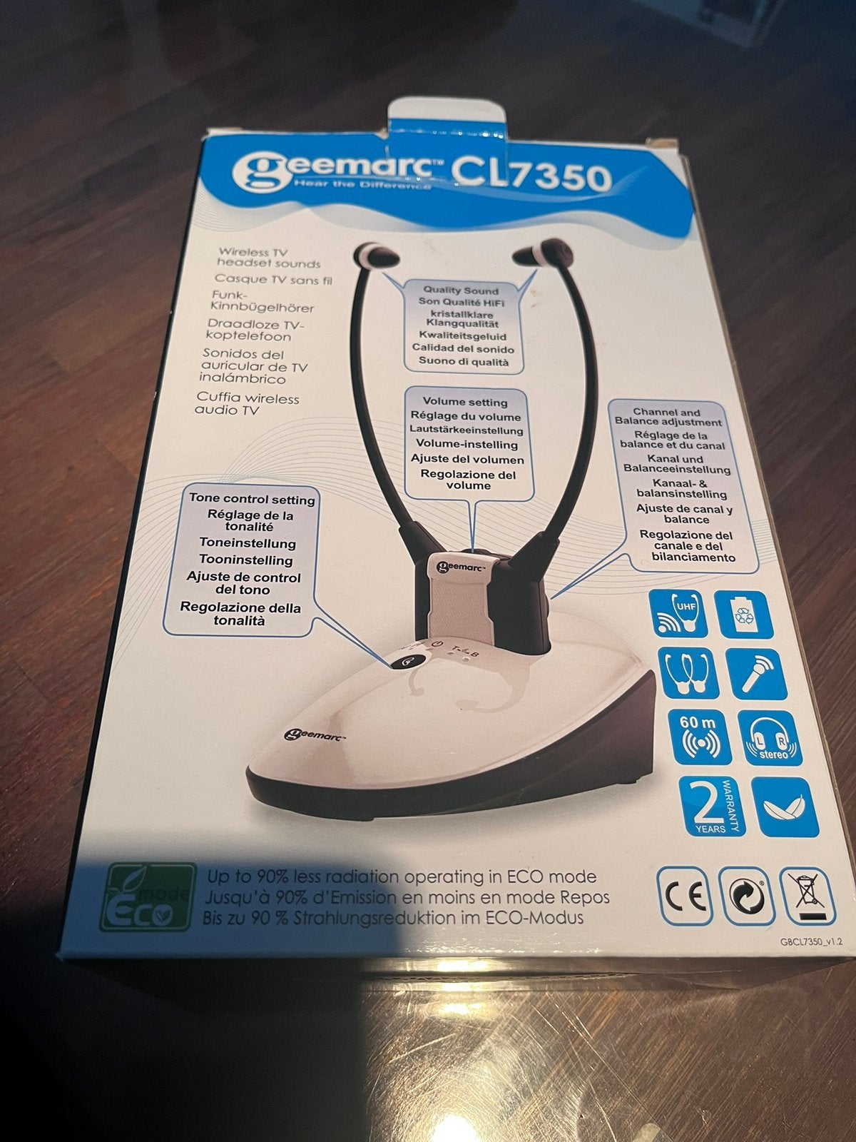 Geemarc cl7350 handig voor tv kijken, Audio, Tv en Foto, Koptelefoons, Ophalen, Zo goed als nieuw, Overige merken
