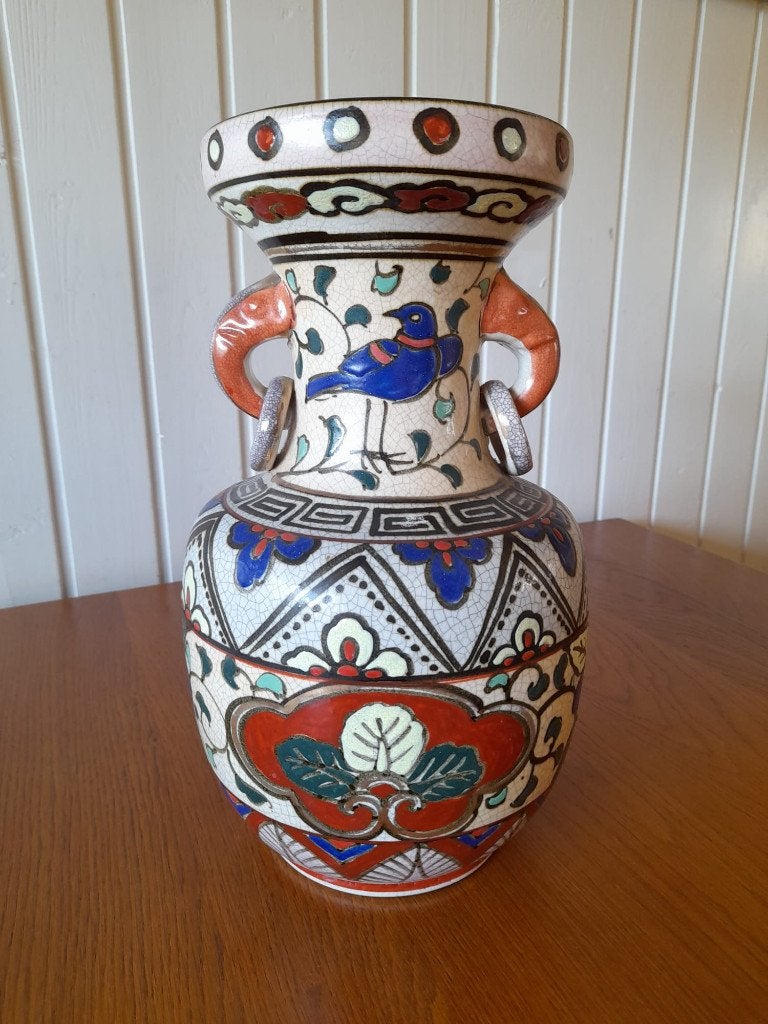 Antieke Japanse 'Satsuma' vaas, Ophalen
