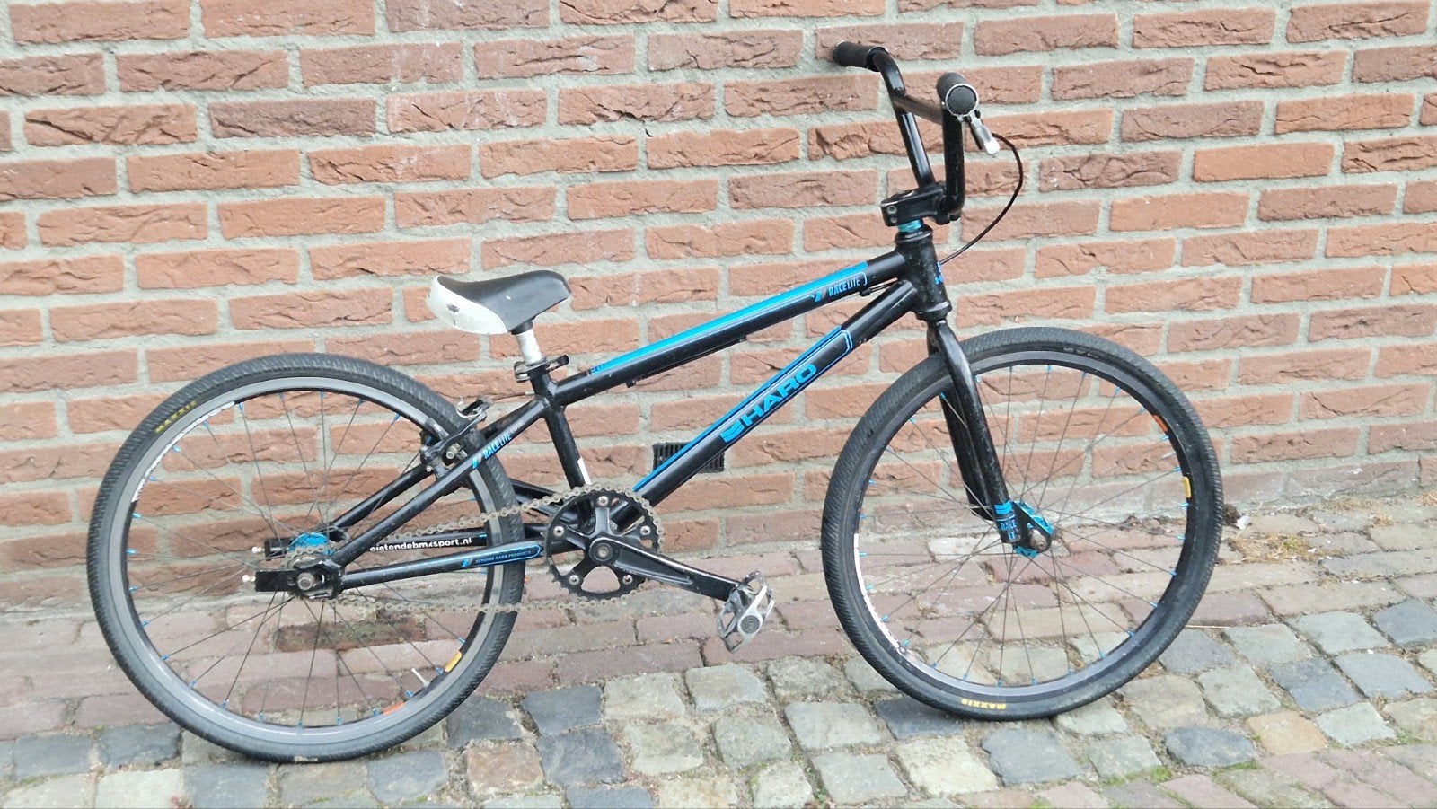 Haro Racelite Expert BMX Fiets /Pumptrack fiets - Zwart/Blau, Fietsen en Brommers, Ophalen, Velgrem, V-brakes, Aluminium