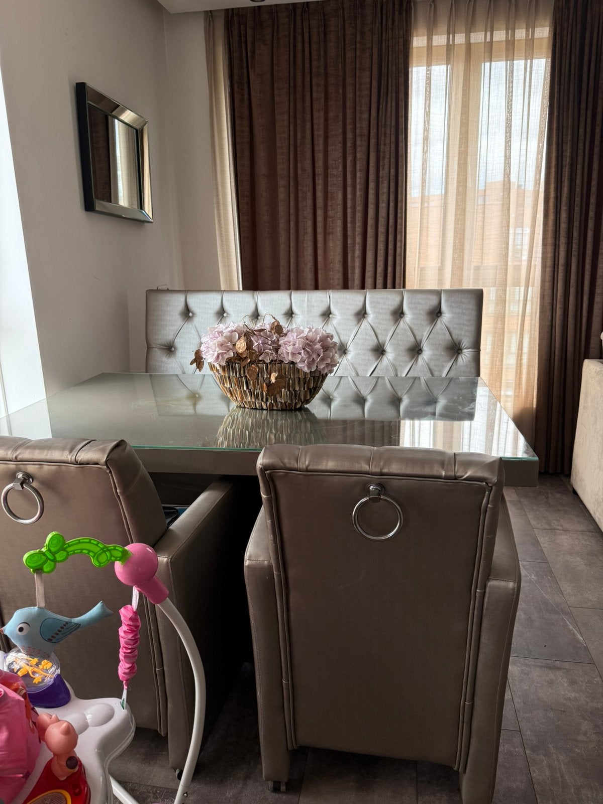 Eric kuster eet tafel, Huis en Inrichting, Ophalen of Verzenden, Gebruikt, 4 tot 6 stoelen
