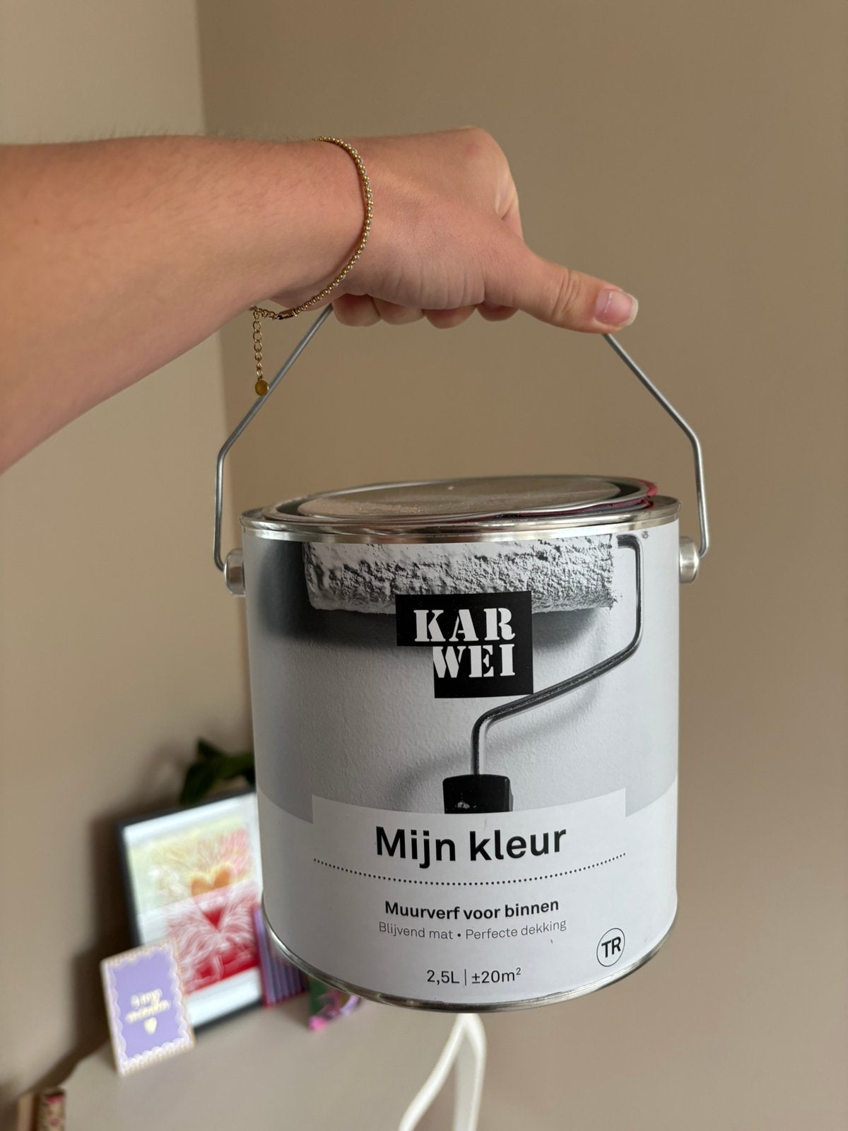 Muurverf, Doe-het-zelf en Verbouw, Verf, Beits en Lak, Ophalen, Zo goed als nieuw