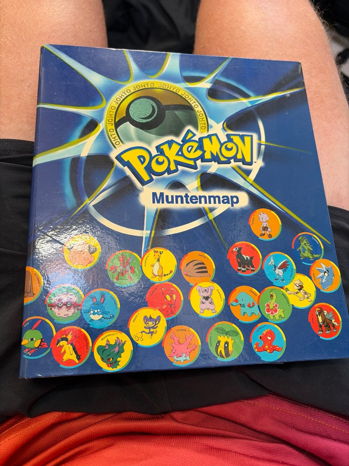 Bijna compleet album Pokémon munten 2001 - Johto, Ophalen of Verzenden, Gebruikt, Boek of Catalogus