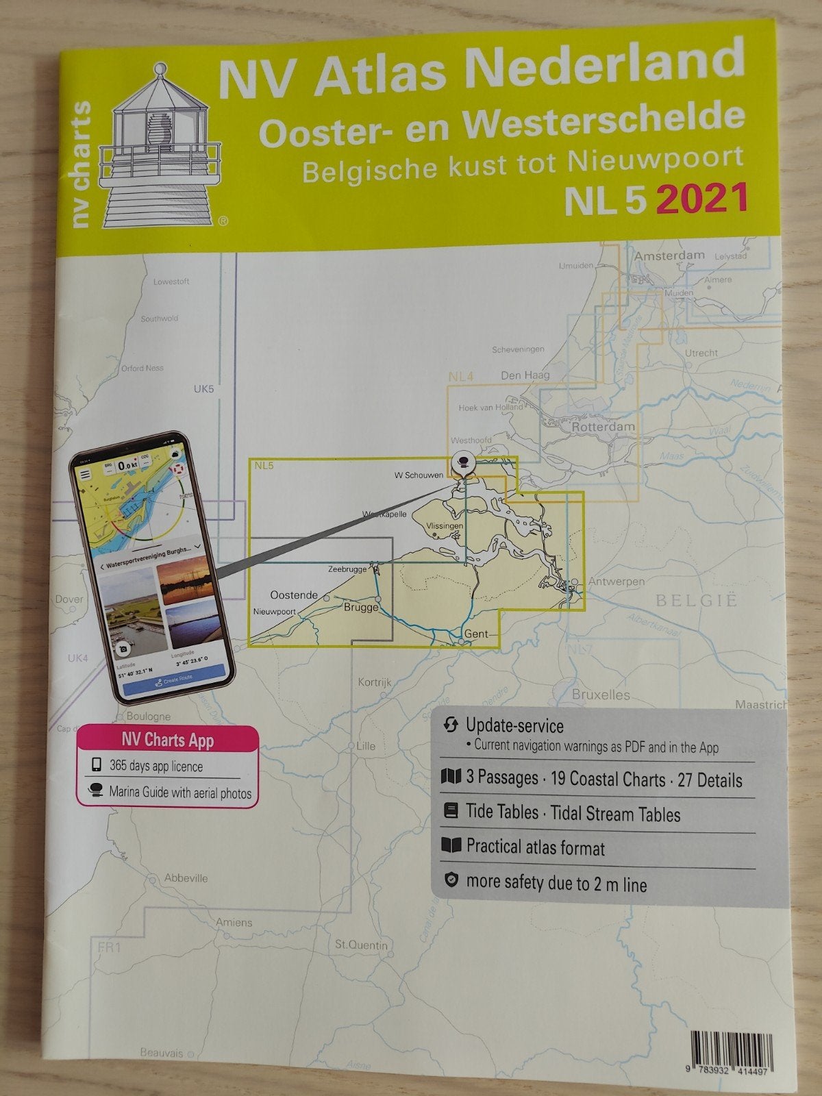 NV Atlas Nederland NL 5 2021 - Ooster- en Westerschelde, Overige atlassen, 2000 tot heden, Ophalen of Verzenden, Zo goed als nieuw