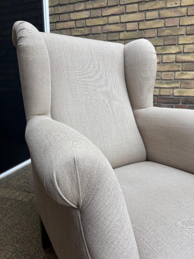 Oorfauteuil merk Flamant, Ophalen, Minder dan 75 cm, Zo goed als nieuw, Stof