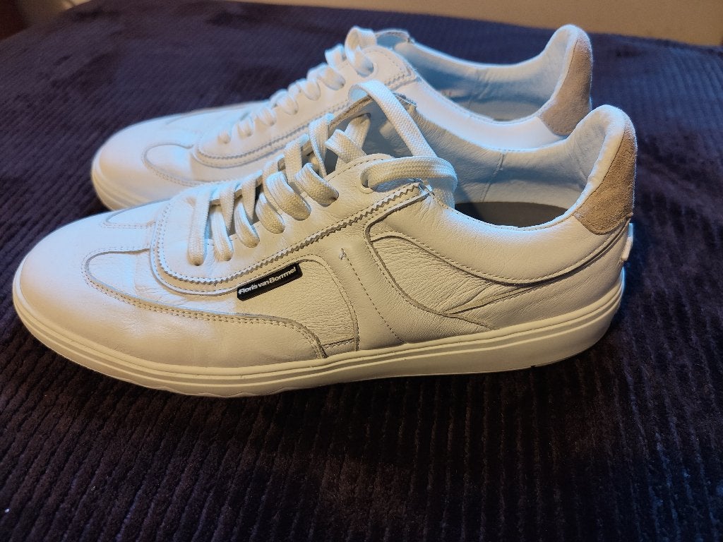 Floris van Bommel sneakers maat 10, Kleding | Heren, Schoenen, Ophalen, Wit, Sneakers of Gympen, Zo goed als nieuw