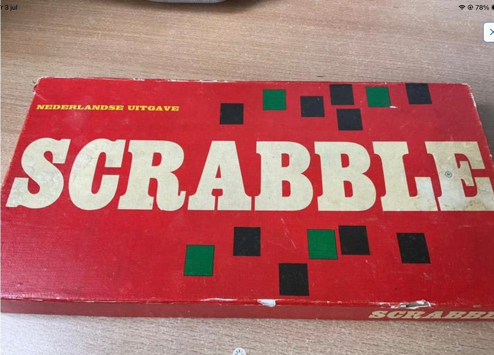 Scrabble vintage, Ophalen of Verzenden, Gebruikt