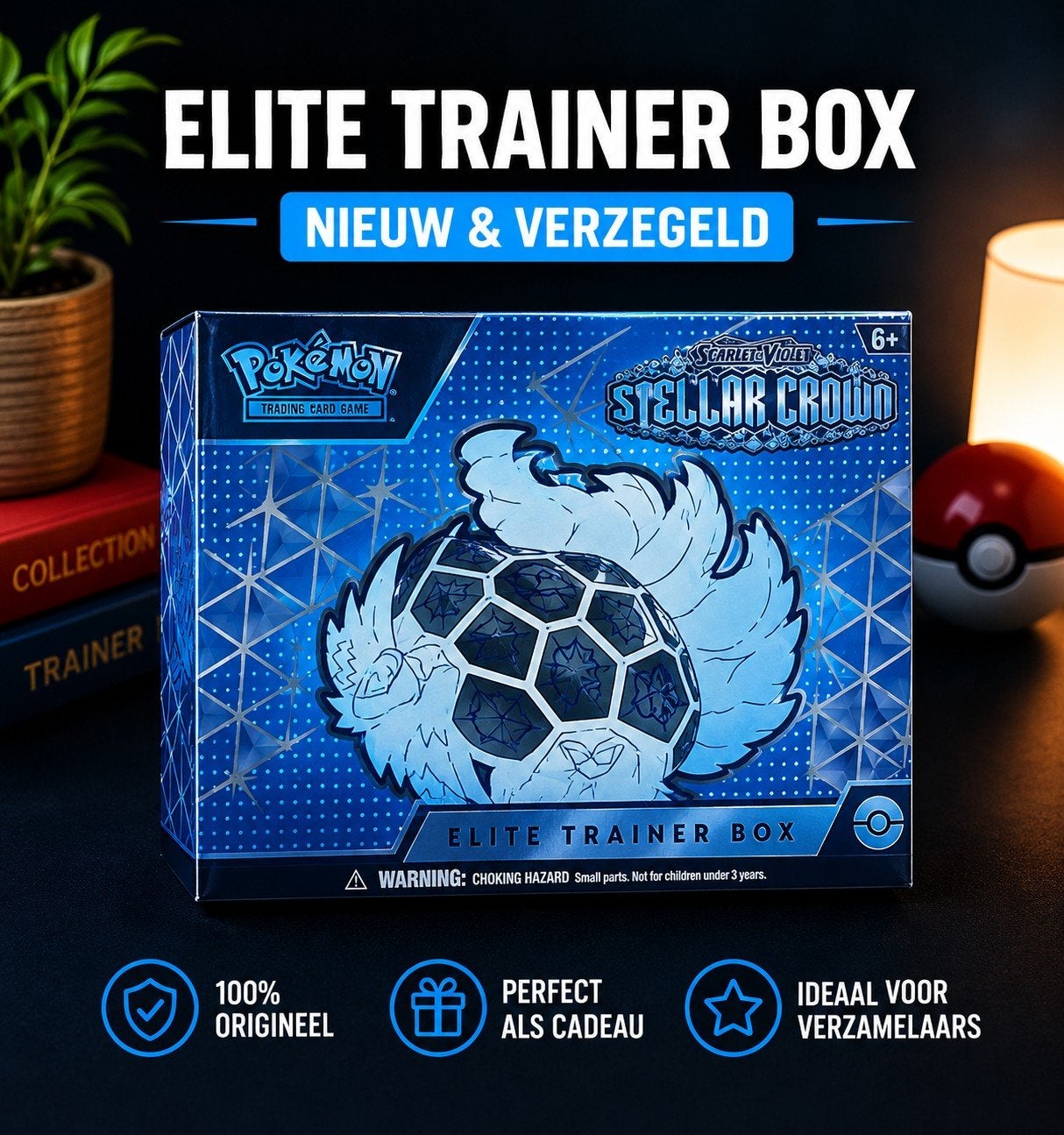 Pokémon Stellar Crown ETB  Nieuw -Meerdere beschikbaar, Verzenden, Nieuw, Boosterbox