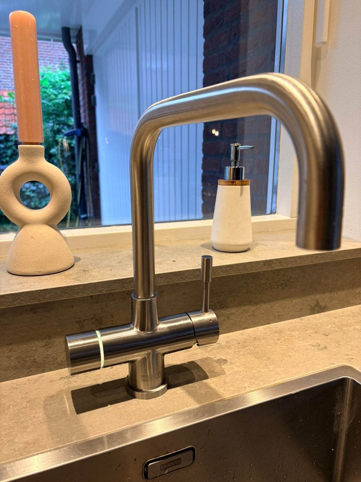 Franke Keukenkraan - 4-in-1 - defecte boiler, Huis en Inrichting, Minder dan 50 cm, Gebruikt, Ophalen of Verzenden, Minder dan 25 cm