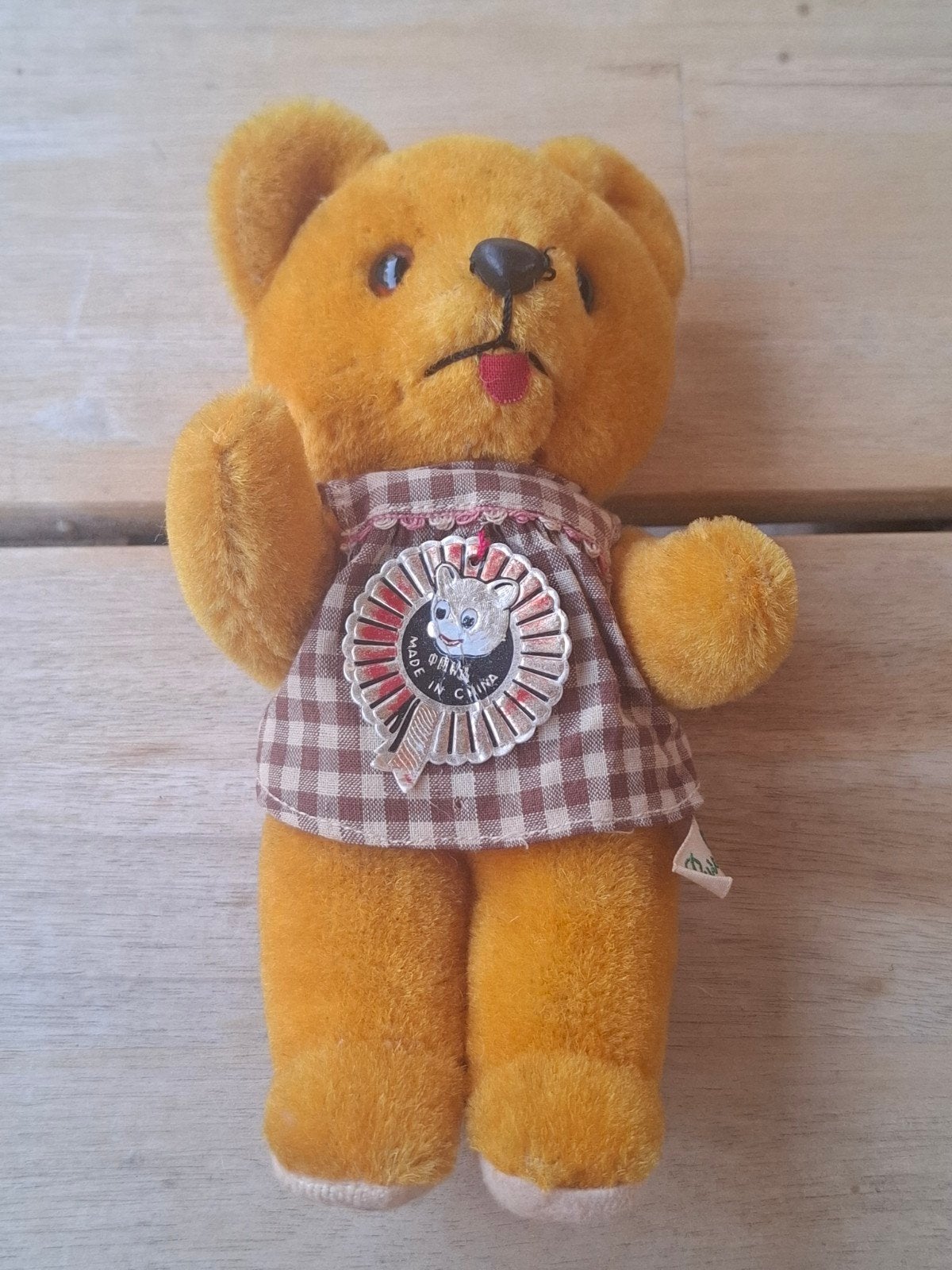 Vintage Shanghai Doll Factory Teddybeer - Made in China, Antiek en Kunst, Ophalen of Verzenden