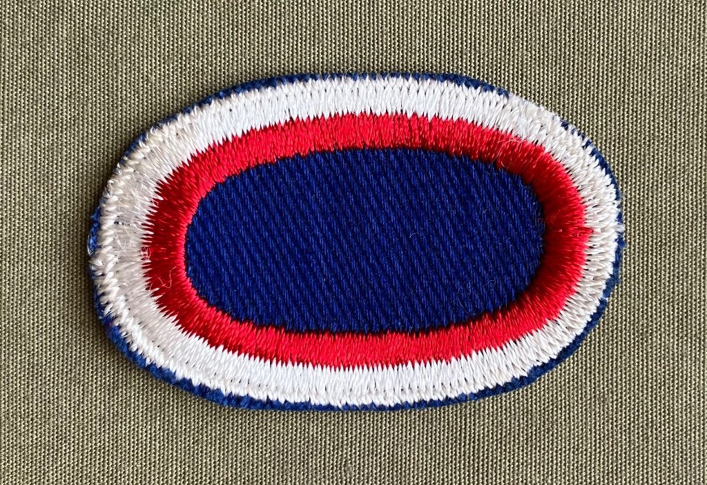 US WW2 Jump Wing Oval - 11th A/B Div HQ & Airborne Command, Ophalen of Verzenden, Landmacht, Amerika, Embleem of Badge