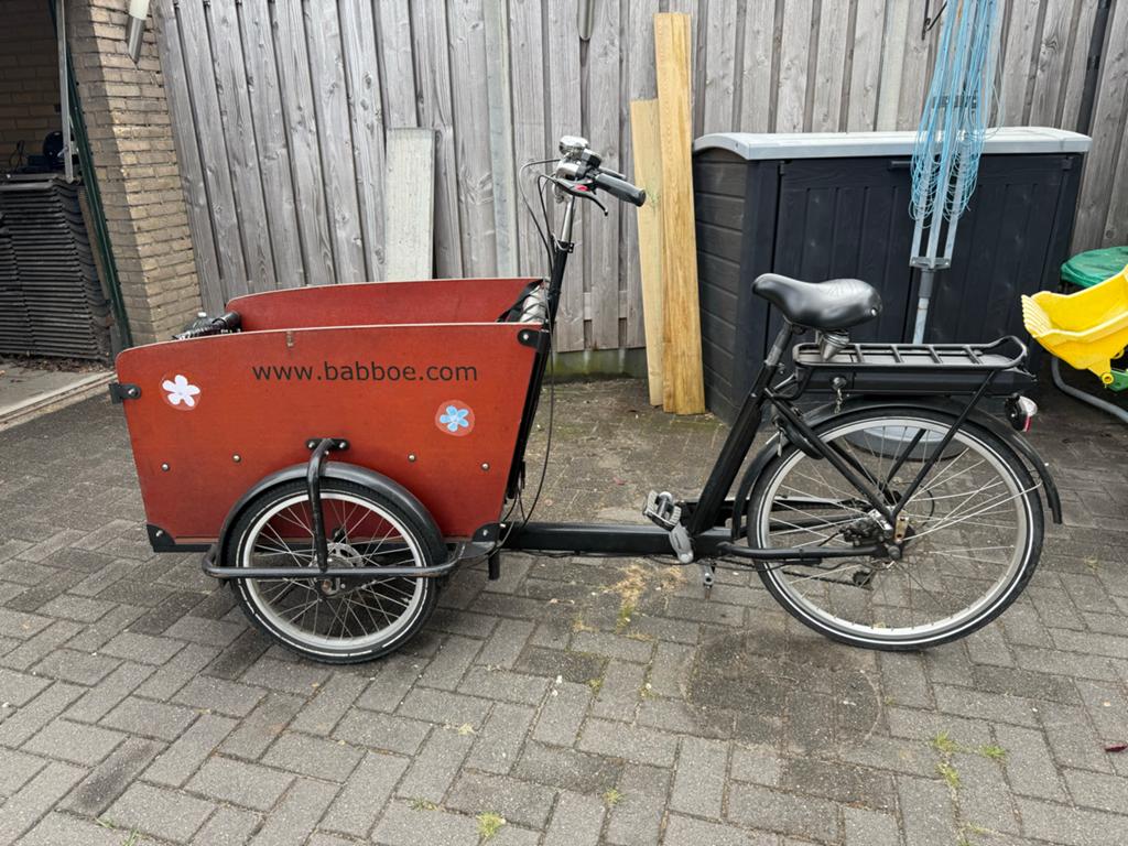 Goedgekeurde Babboe big electrisch: accu aan vervanging toe, Fietsen en Brommers, Fietsen | Bakfietsen, 4 kinderen of meer, Gebruikt