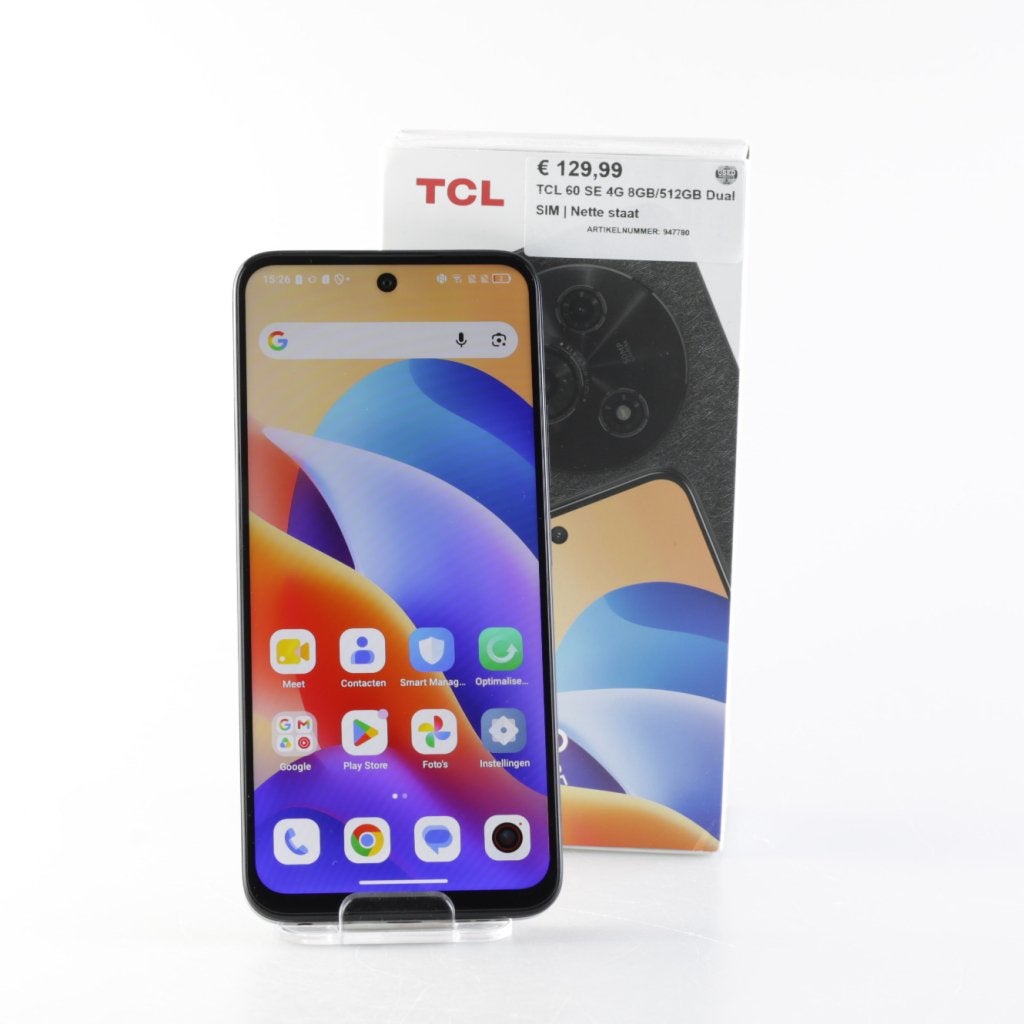 TCL 60 SE 4G 8GB/512GB Dual SIM | Nette staat, Telecommunicatie, Mobiele telefoons | Overige merken, TCL, Zo goed als nieuw, Support@tcl.com