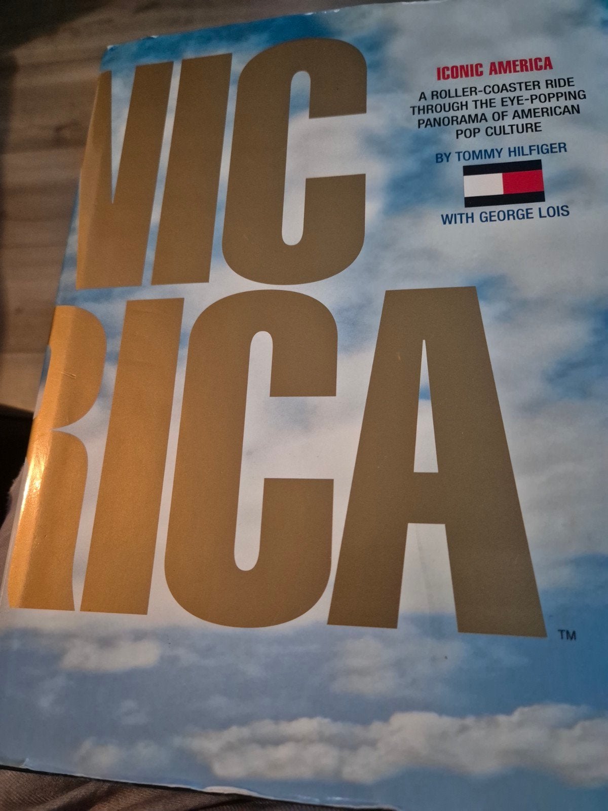 Iconic America: Popcultuur en Geschiedenis Boek, Ophalen of Verzenden, Zo goed als nieuw, Tommy Hilfiger USA & George Lois, Amerika