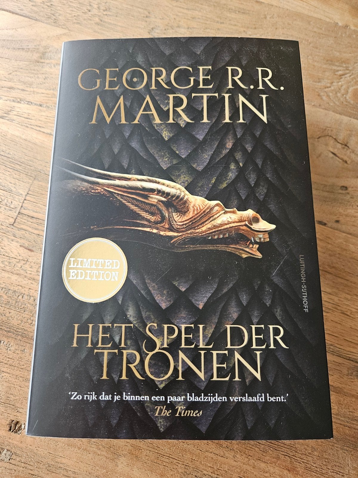 Het spel der tronen (3 boeken)- Limited Edition - George R R, Boeken, Fantasy, Ophalen of Verzenden, Zo goed als nieuw