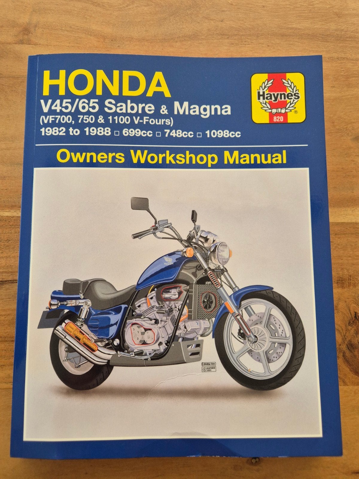 Haynes Werkplaatshandboek Honda V45/65 Sabre & Magna, Ophalen of Verzenden