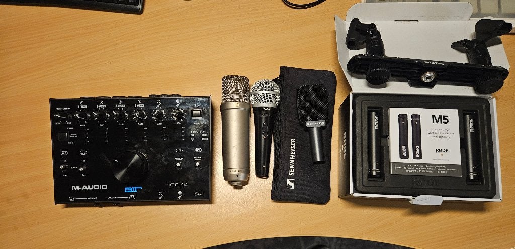 M-Audio Air 192-14 Interface & Microfoon Bundel, Ophalen, Zo goed als nieuw, Audio