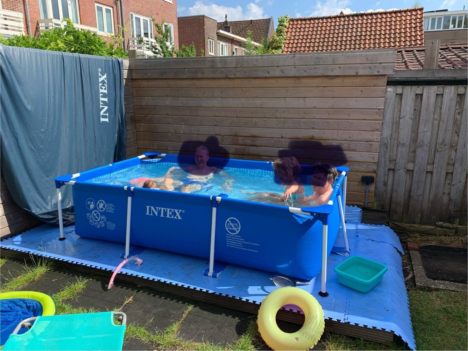 Opzet zwembad incl filterpomp en warmtepomp, Ophalen, Gebruikt, Minder dan 80 cm, Minder dan 200 cm
